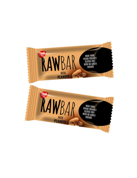 RawBar –Mogyorós csoki 19g x25ks, 475g